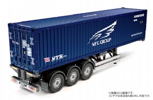 TAMIYA 1/14 40呎貨櫃含板車架/NYK塗裝 